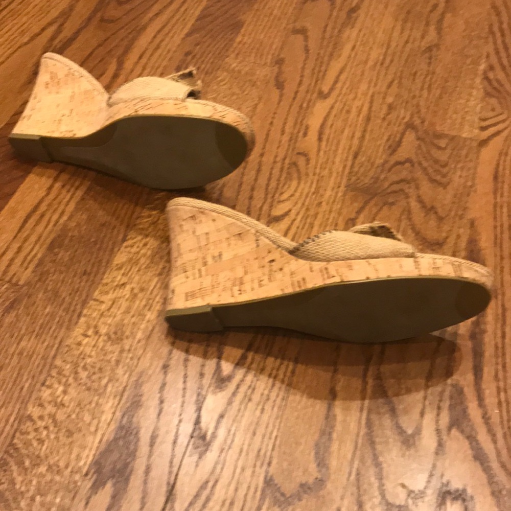 UNISA Mule Bow Wedge Sandal Shoes